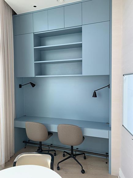 Handmade study joinery made to suit clients every needs manufactured by Touch Bespoke Joinery