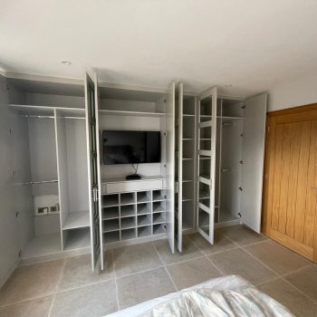 Bespoke wardrobes designed to clients exact requirements